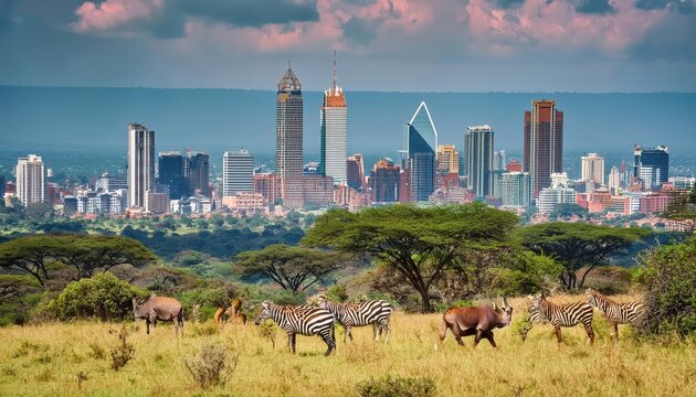 Antelopes In Nairobi National Park