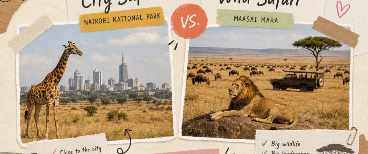 Nairobi National Park or Maasai Mara